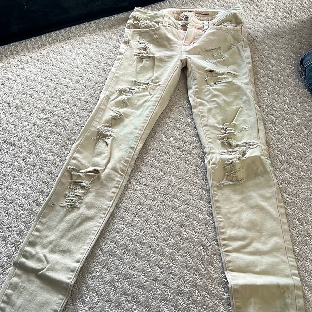 American Eagle outfitters super stretch distressed jeans 00
